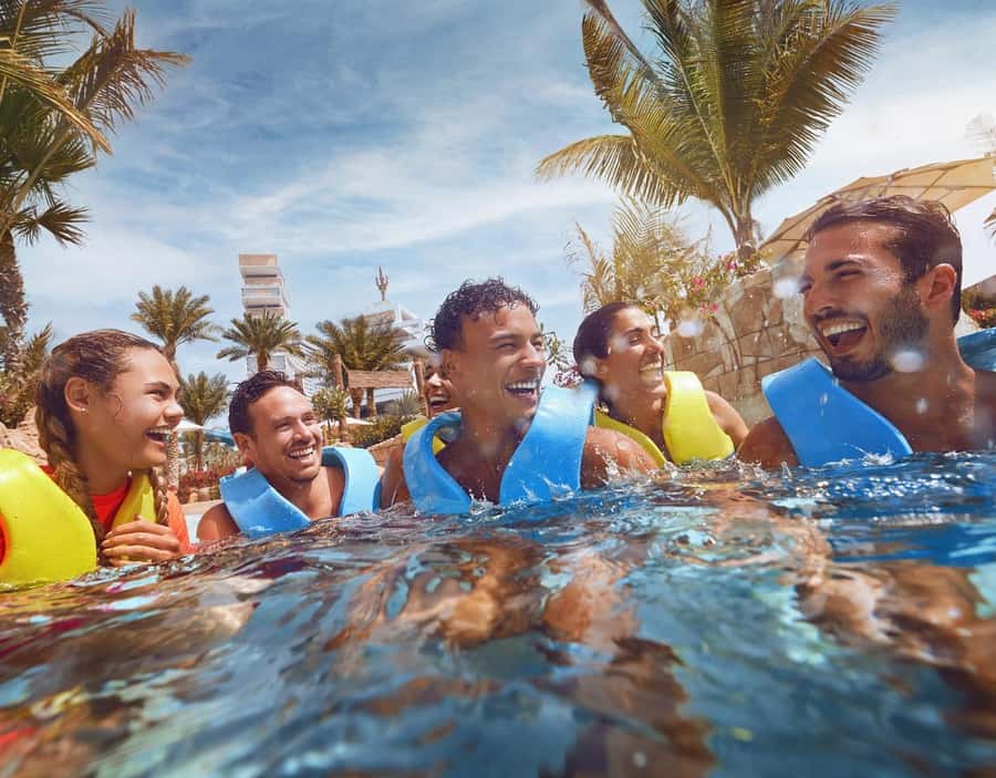 Aquaventure World Waterpark Ticket at Atlantis Dubai - Start with the farthest towers and the biggest slides