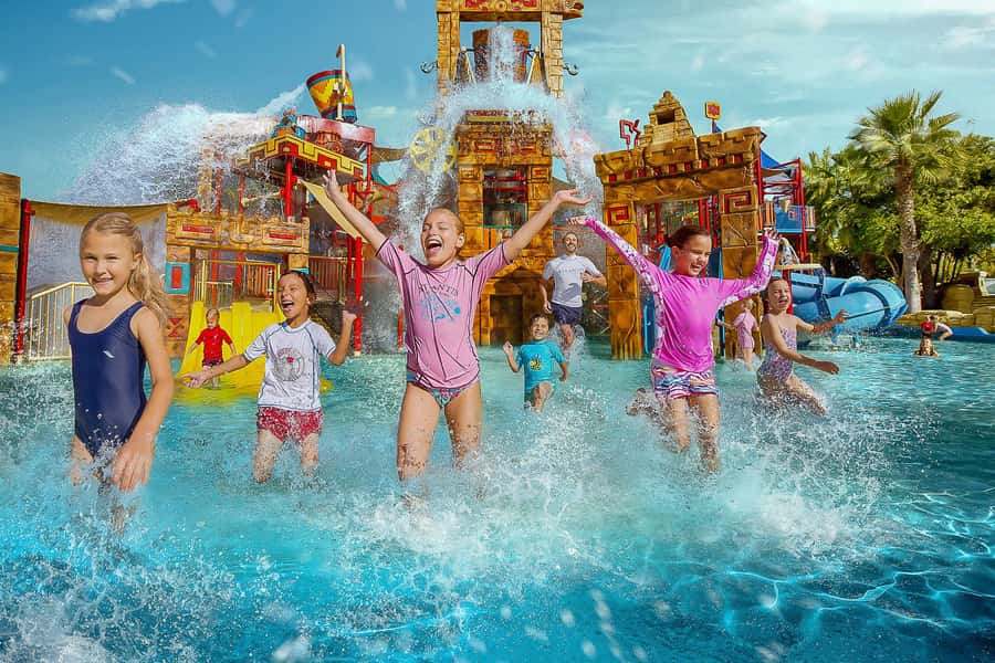 Aquaventure World Waterpark Ticket at Atlantis Dubai - A lazy river and beach keep the day from becoming exhausting
