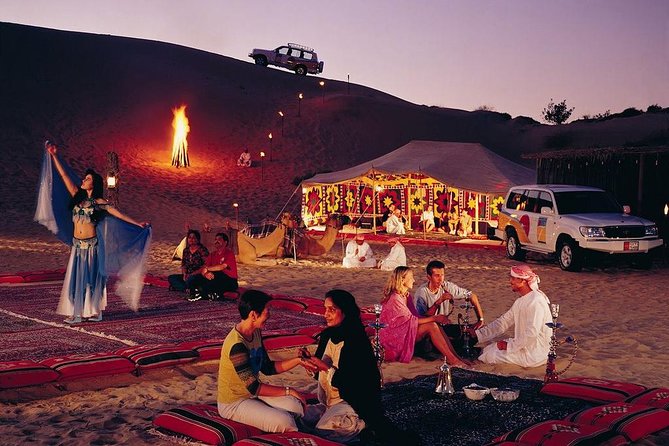 Arabian Desert Safari with BBQ Dinner Camel Ride, Sand Boarding - Key points before you book
