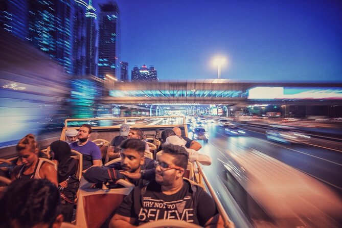 Big Bus Dubai Open Top Night Tour - Palm Jumeirah and Dubai Marina after dark