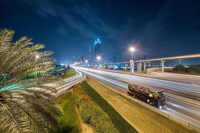 Big Bus Dubai Open Top Night Tour - Starting at Dubai Mall and Downtown