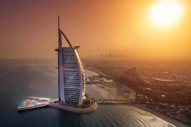 Buffet Dining Experience at Burj Al Arab Dubai - Arriving at Burj Al Arab after dark