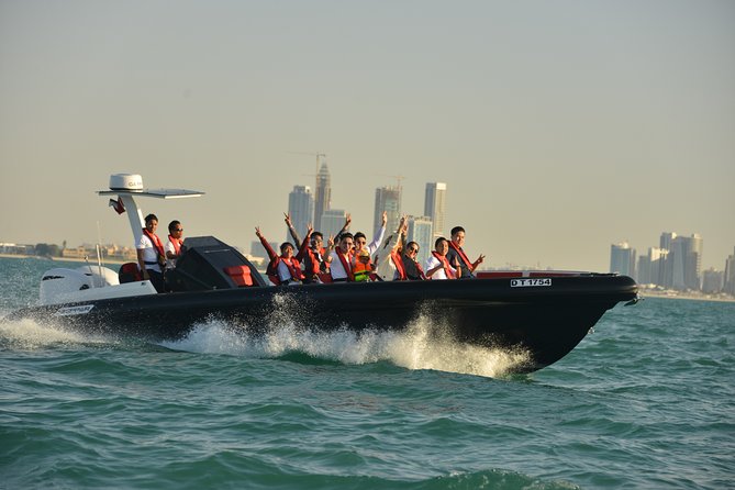 Burj Al Arab 100 Minute Boat Tour - Atlantis The Palm and the Palm Jumeirah view