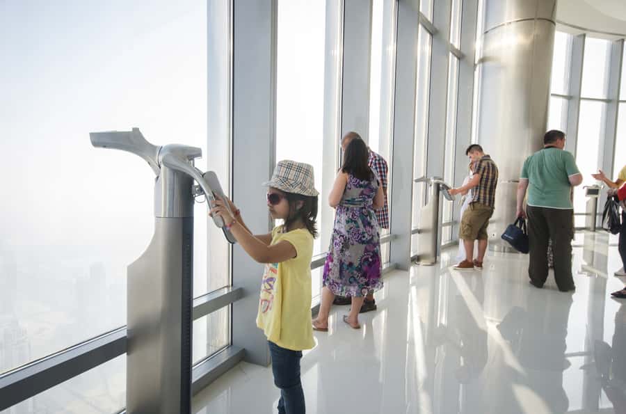 Burj Khalifa Ticket with 1-Way Transfer - The elevator ride to the 124th floor