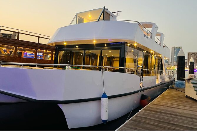 Catamaran Cruise with Dinner at Al Jaddaf Waterfront Dubai - Dubai Festival City and the canal views