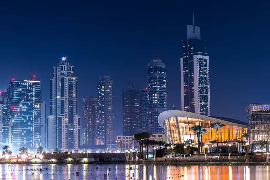 City of Lights: Dubai Night Experience - Downtown Dubai and the Burj Khalifa finale