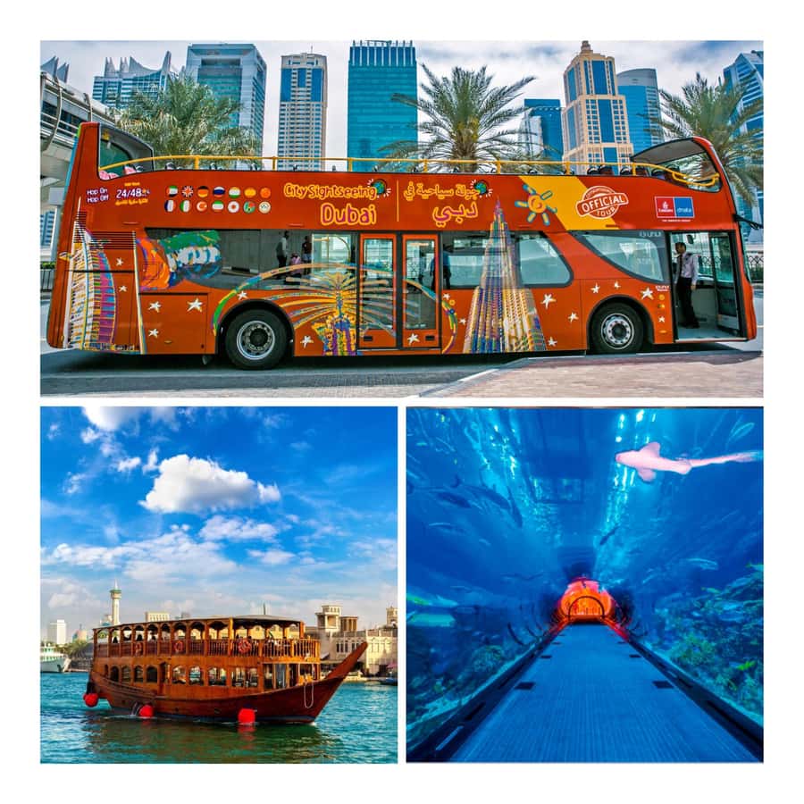 City Sightseeing Dubai Hop-On Hop-Off Bus Tour & Dhow Cruise - The red route through old Dubai