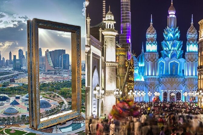 Combo: Dubai Frame & Global Village Tickets Only - Free shows, stunts, and family entertainment