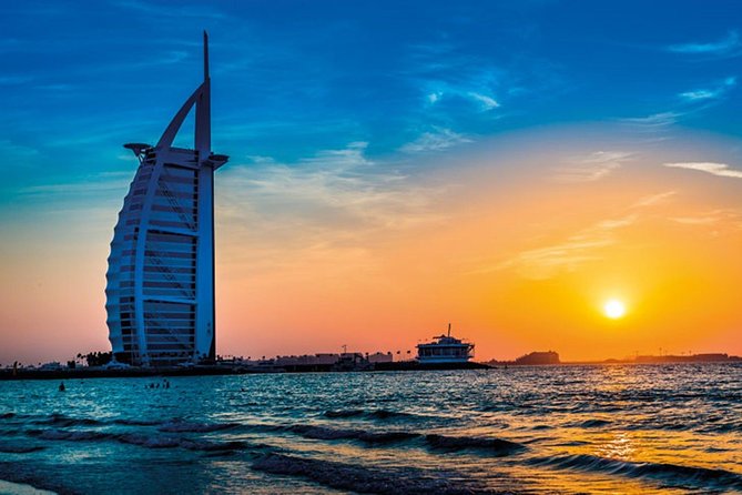 Customizable Private Modern Dubai Tour with Professional Guide - Burj Al Arab from the Jumeirah coast