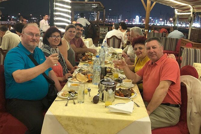 Deira Creek: Dhow Cruise Dinner - Choosing between the cold lower deck and open upper deck