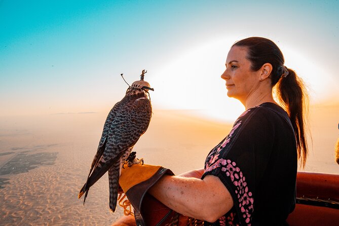 Deluxe Hot Air Balloon Ride with Breakfast & Flight Falcon Show - Watching the balloon prepare for takeoff