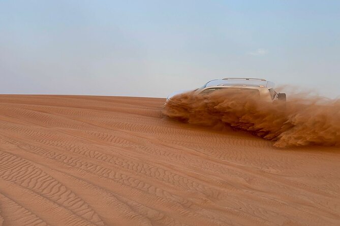 Desert safari adventure with BBQ dinner - From Dubai pickup to the Lahbab dunes