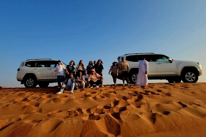 Desert Safari Adventures: Dune Bashing, Camel Rides, and BBQ, ATV - Leaving Dubai for the Lahbab red dunes