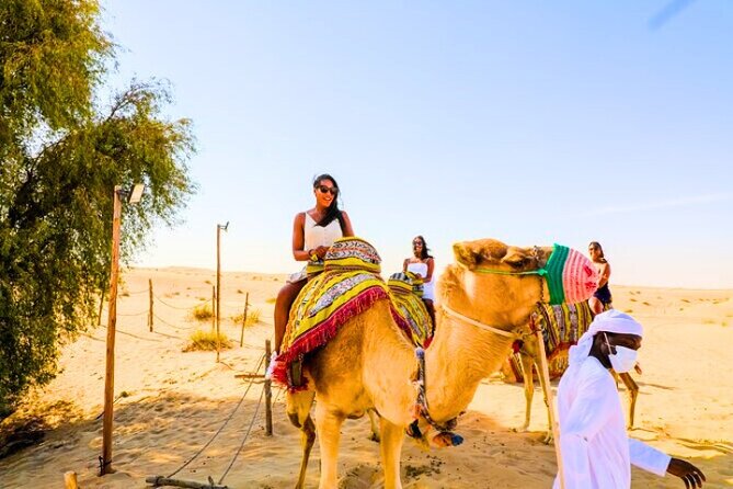 Desert Safari Dubai 30 Mins Quad Bike, Sand Board, Camel Ride BBQ - Sandboarding and the short camel ride