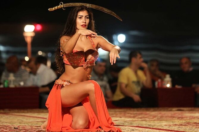 Desert Safari Dubai BBQ Dinner & Live Shows - Sandboarding before the camp