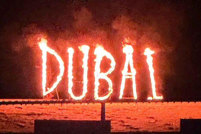 Desert Safari Dubai Experience with Dinner - Tanoura, belly dancing, and the fire show