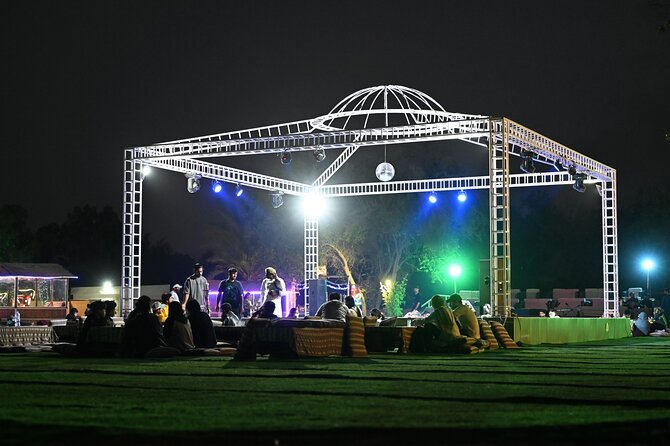 Desert Safari Dubai with Dune Bashing, Activities and Dinner - The camp program after dark