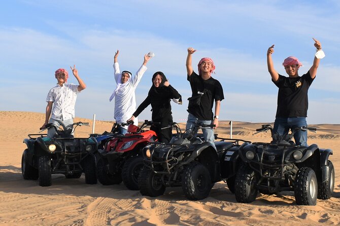 Desert Safari Dubai with Dune Bashing, Activities and Dinner - Camel riding and sandboarding at Lahbab