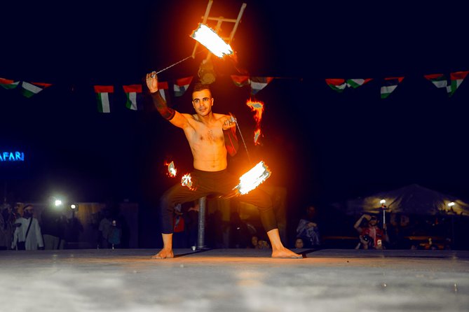 Desert Safari Dubai with Dune Bashing, Sandboarding, Camel Ride, 5 Shows, Dinner - Pickup problems deserve your attention