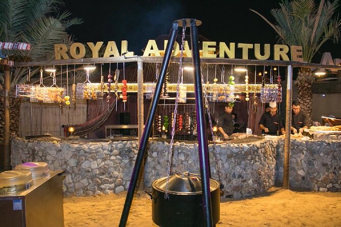 Desert Safari Evening Tours:- Special Rides, BBQ Buffet ,Live Entertainment - Royal Adventure camp and the included extras