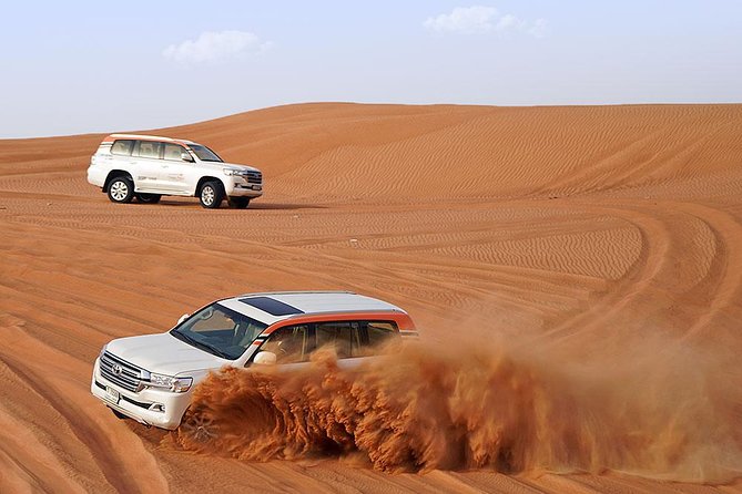 Desert Safari in 4X4 through Lahbab Desert with BBQ Dinner - From Dubai to the red dunes of Lahbab