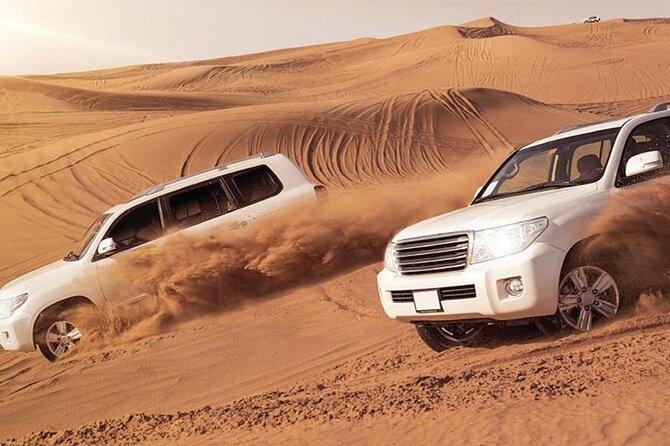 Desert Safari In Dubai With BBQ Dinner, Dune Bashing Ride - From Dubai hotels to Al Lahbab’s red dunes