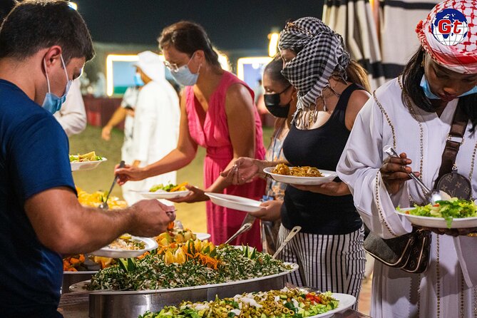 Desert Safari -Live Shows, BBQ Dinner, Dune Bashing and lot more. - An Arabic-style camp and three live shows