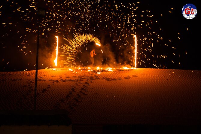 Desert Safari -Live Shows, BBQ Dinner, Dune Bashing and lot more. - BBQ buffet dinner with vegetarian and non-vegetarian choices