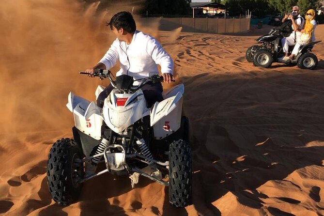 Desert Safari Quad Bike Activity with Dinner in Dubai - Dune bashing across Dubai’s red sand