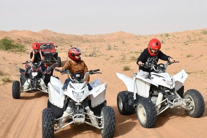 Desert Safari W/BBQ Dinner, Quad Bike, Camel Ride, & Sandboarding - Leaving Dubai for the dunes at 3 p.m.