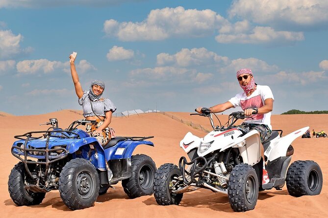 Desert Safari with 30 Minutes Quad Biking on High Red Dunes (Complete Package) - Dune bashing for 30 to 35 minutes