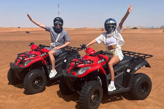 Desert Safari with 4x4 Dune Bashing Camel Ride Sand Boarding - Arabic dress, henna, and camp photographs
