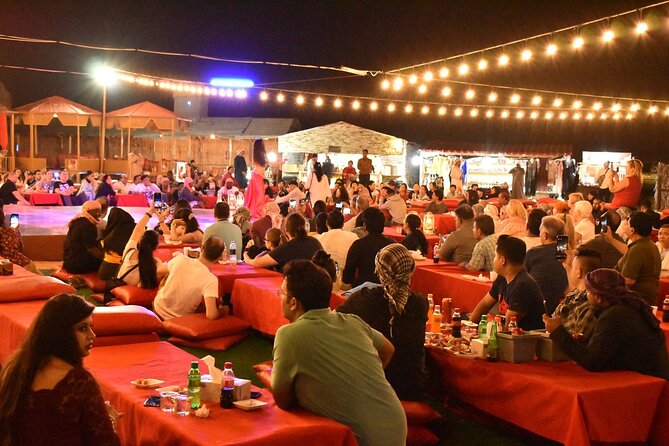 Desert Safari with BBQ Dinner from Dubai - Camel riding and sandboarding are brief but included