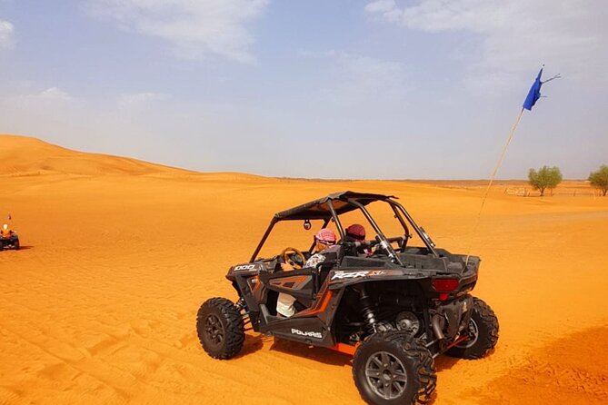 Desert Safari With BBQ Dinner, Quad Bike & Camel Ride from Dubai - Reaching the desert camp after sunset