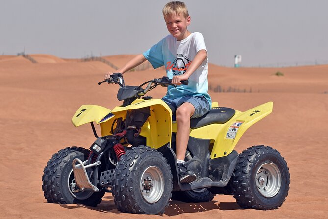 Desert Safari With BBQ Dinner, Quad Bike & Camel Ride from Dubai - BBQ buffet dinner and vegetarian choices