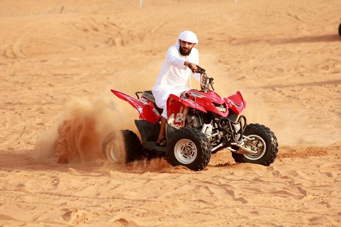 Desert Safari With BBQ Dinner, Quad Ride And And Sand-boarding - The 30-minute quad ride: fun, but keep expectations modest
