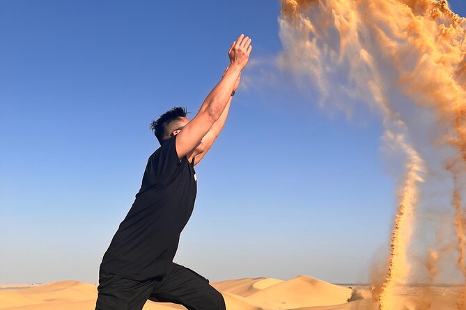 Desert Safari with Dune Bashing and Camel Ride plus Sand Boarding - Guide service is a major part of the value