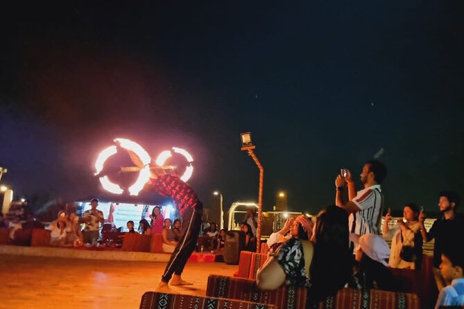 Desert Safari with Dune Bashing and Dinner In Dubai - The evening show is broad, loud, and family-friendly in spirit