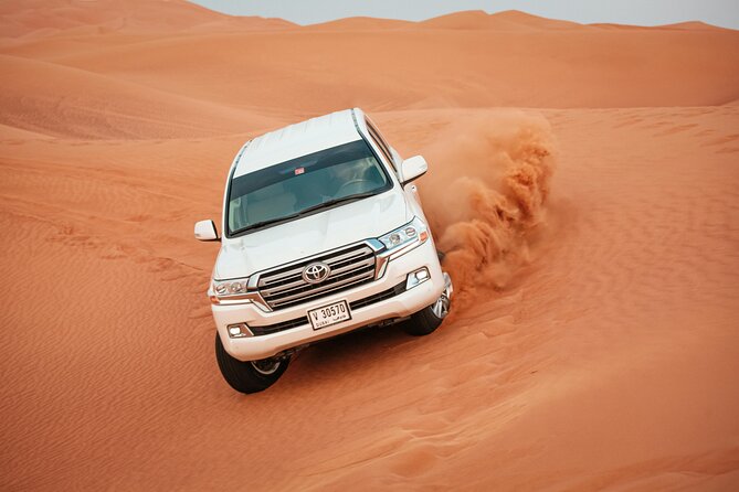 Desert Safari with Dune bashing BBQ Dinner and More Activities - The 25-minute dune-bashing ride