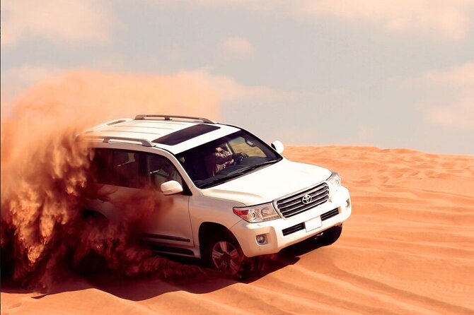 Desert Safari with Quad Bike, 4x4 Dune Bashing and Camel Ride - Sunset photos before the camp