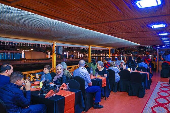 Dhow Cruise Creek - Dubai Creek after sunset: the setting matters