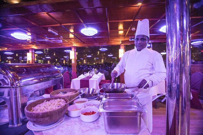 Dhow Cruise Marina - The buffet dinner: useful, filling, and not fine dining