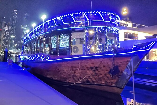 Dhow Cruise with Dinner at Dubai Marina - Dubai Marina after dark is the real reason to go