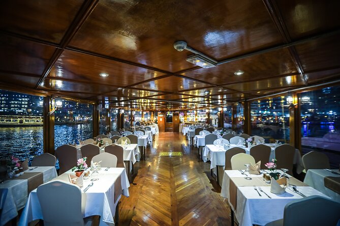 Dinner Cruise in Dubai Marina onboard Alexandra Dhow - The Marina route, from Cayan Tower to JBR
