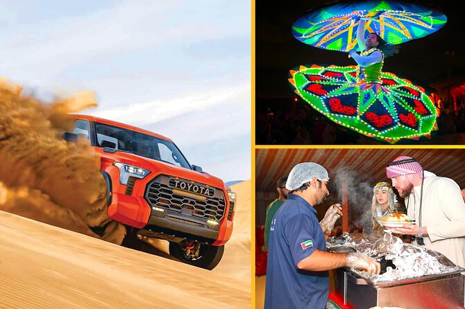 Dinner in the Desert with Traditional Show & Optional Activities - Key points to know before booking