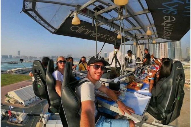 Dinner In The Sky at Dubai Marina with Optional Transfers - A three-course meal prepared in front of you