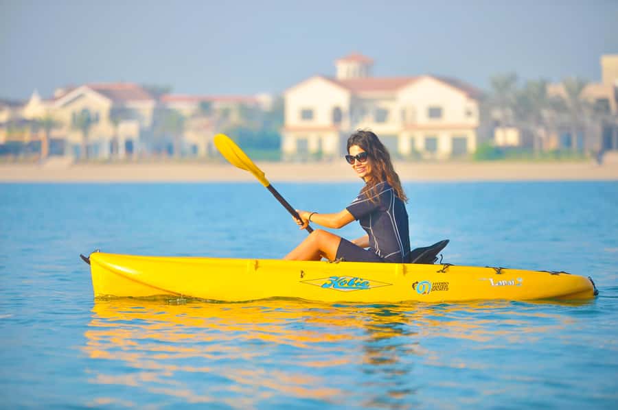 Dubai: 1-hour Kayaking or Stand Up Paddle at Dukes The Palm - One hour on Dubai’s waterfront