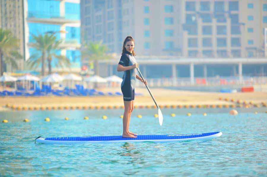 Dubai: 1-hour Kayaking or Stand Up Paddle at Dukes The Palm - Who will enjoy this most?