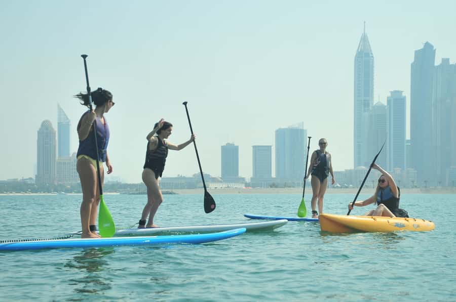 Dubai: 1-hour Kayaking or Stand Up Paddle at Dukes The Palm - What you can see during the session