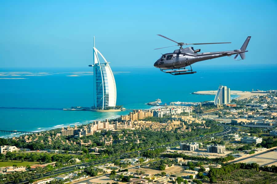 Dubai: 12-Min Helicopter Adventure Above The Palm - Flying over Palm Jumeirah